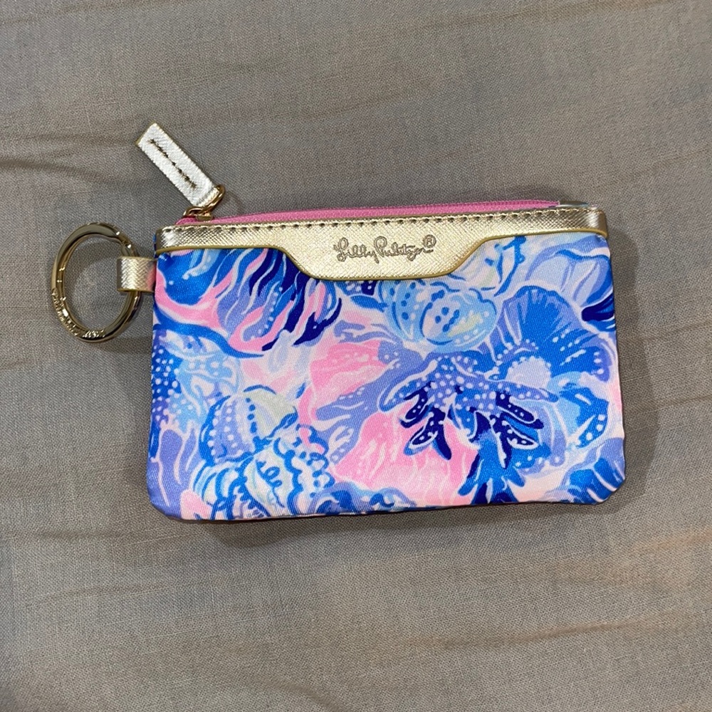 BRAND NEW lily pulitzer key chain wallet